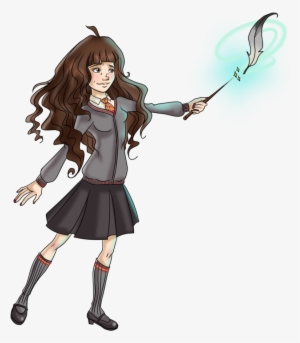 Hermione Granger By Costantstyle On Deviantart Transparent - Hermione Granger Cartoon Drawing