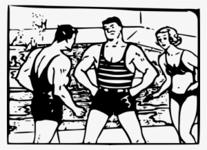 Beach Computer Icons Muscle Hand Cartoon - Clip Art