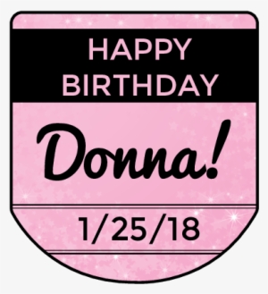 Pink Glitter Hand Sanitizer Labels - Christmas Calories Magnet