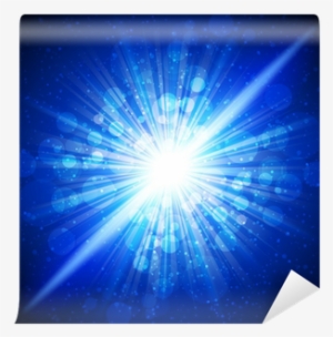 Background With A Flash Of The Explosion Wall Mural - Flash