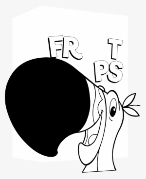 Froot Loops Logo Black And White - Cartoon