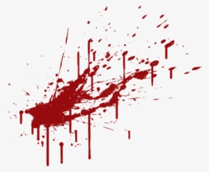 Blood Splatter Png Transparent Background - Gunshot Blood Splatter Png