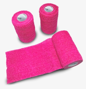 Arrow-vet 4" Cohesive Stretch & Tear Vet Wrap - Pink