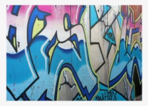 Urban Art Sprayed On A Graffiti Wall Poster • Pixers® - Graffiti