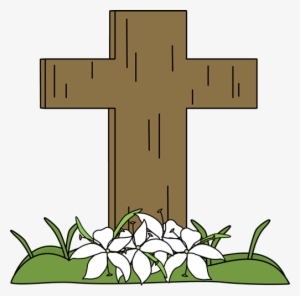And Lilies In The Grass Clip Art - Easter Story Clip Art