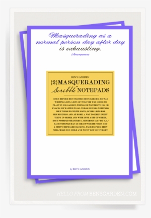 Np 58 197 V=1417455895 - I'm Afraid My Train Of Thought Scribble Notepad Set
