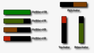 Different Healthbar Types - Stairs