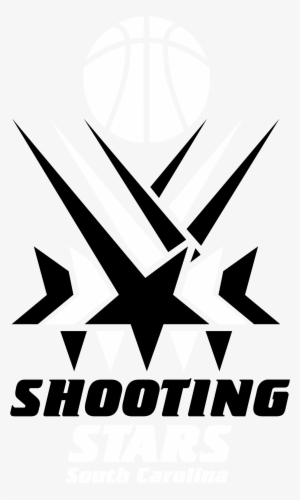 Shooting Stars Logo Black And White - Stars