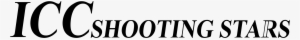Icc Shooting Stars Logo Png Transparent - Black-and-white