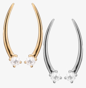 Shooting Stars, Crawlers With 2 Quartz Crystals - Christina Jewelry & Watches - Shooting Stars Crawlers