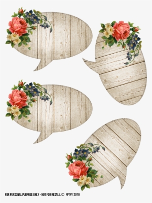 Free Autumn Speech Bubbles Fptfy 1 - Floral Speech Bubbles