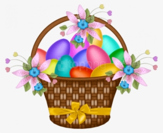View Full Size - Easter Basket Png Clipart