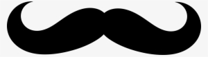 Mustache Silhouette Fashion - Mustache Black