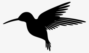 Big Image - Hummingbird Silhouette