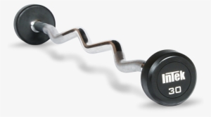 Dumbbell Drawing Weight Bar - Rubber Barbell