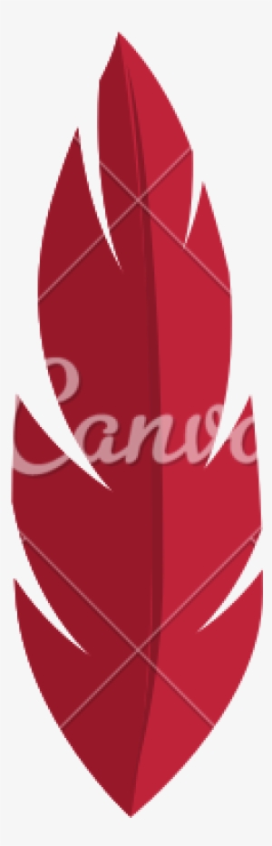 Red Feather Icon - Fire