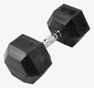 Body-solid Rubber Coated Hex Dumbbells - Mancuerna 20 Libras