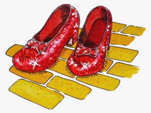 Bleed Area May Not Be Visible - Ruby Red Slippers Clip Art