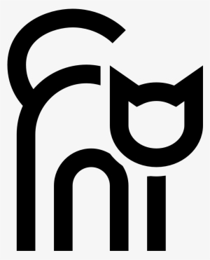 It's A Icon Of A Cat With It's Back Arched - Icon