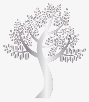 This Free Icons Png Design Of Simple Silver Tree Without
