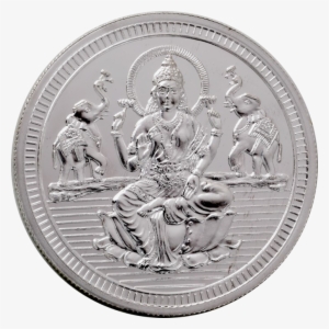 Silver Coin Png Transparent Background - Laxmi Silver Coin Png