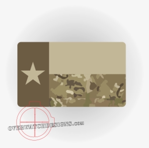 Camo Texas Sticker - Texas Flag Camo