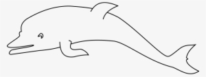 This Graphics Is Dolphin About Dolphin, Line Art, Mammals, - รูป ปลาโลมา การ์ตูน ระบายสี
