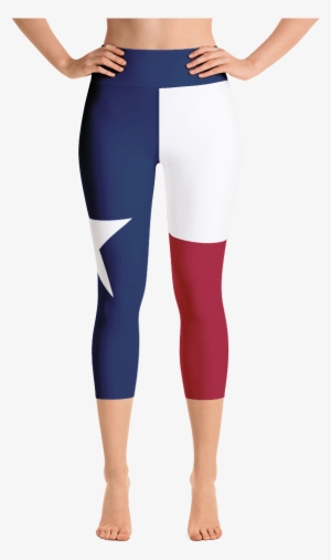 Texas Flag Athletic Capri - Air Force Workout Tights