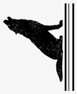 Gray Wolf Silhouette Tea Towel Fabric By Mariafaithgarcia - Whale