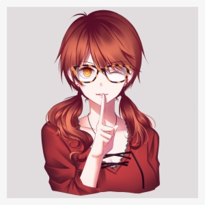 Lucy Choi 2 With Glasses - Girl With Glasses And Brown Hair Png