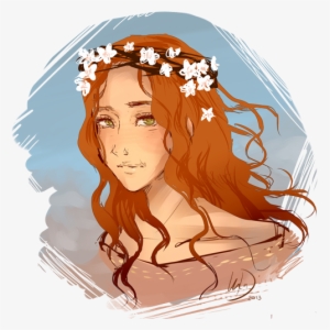 Banner Royalty Free Download Flaming Red By Pandatama - Flaming Red Hair