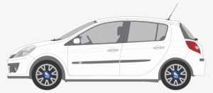 Bmw Car Vector, Png File Format - Renault Clio 4 Vector
