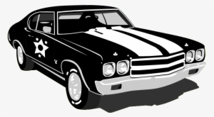 Car Vector - Muscle Car Vector Png