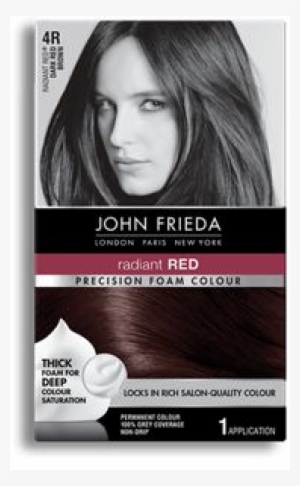 Front - John Frieda Precision Foam Colour - Dark Red Brown