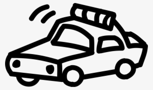 Vector Illustration Of Law Enforcement Police Car Cruiser - Dibujos De Torres De Petroleo