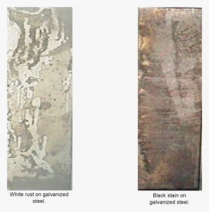 Special Considerations Zinc Coated Steel - White Rust Mild Steel