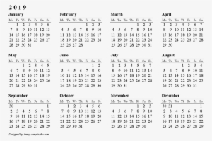 2019 Calendar Png Clipart - Printable 2019 Calendar Australia