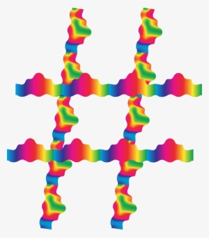 This Free Icons Png Design Of Rainbow Guilloche Hashtag