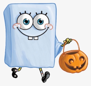 Spongebob Png Transparent - Ghost Spongebob - 400x400 Png Download - Pngkit