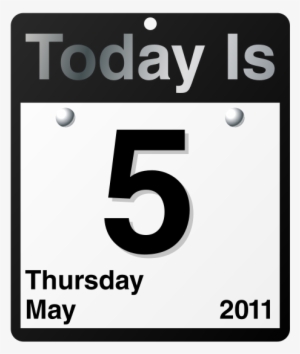 Today Is Calendar Clipart Png