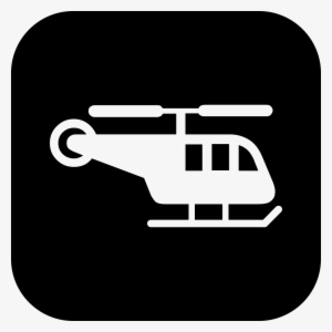 Helicopter Side View Inside A Rounded Square Comments - Transport Icons Throw Blanket