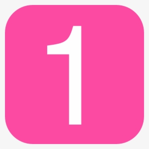 Number 1 Icon Pink