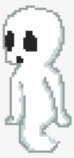 Cute Ghost - Pixel Art
