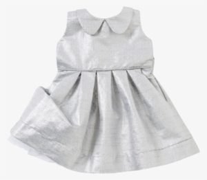 The Peter Pan Dress In Silver - Dress
