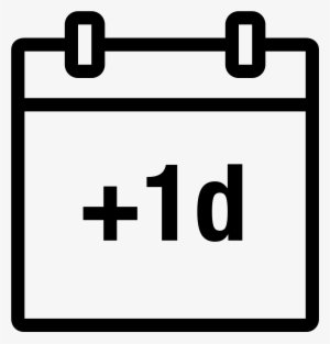 Calendar Clipart One Day - Calendar Icon Png