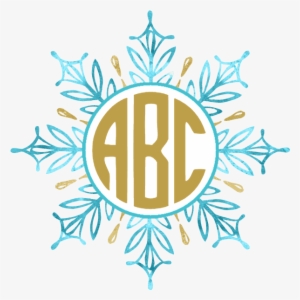 Snowflake Monogram - Pumpkin Monogram Svg Free
