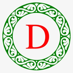 How To Set Use Letter D Christmas Monogram Clipart