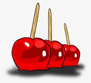 Apple, Food, Candied, Apples, Cartoon, Candy, Festive - Candy Apple Clip Art