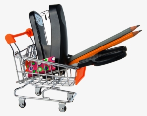 Office And School Supplies And Tech Accessories - Office Supplies Shopping Cart