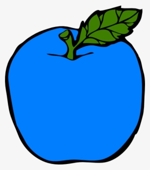 Blue Apple Clipart